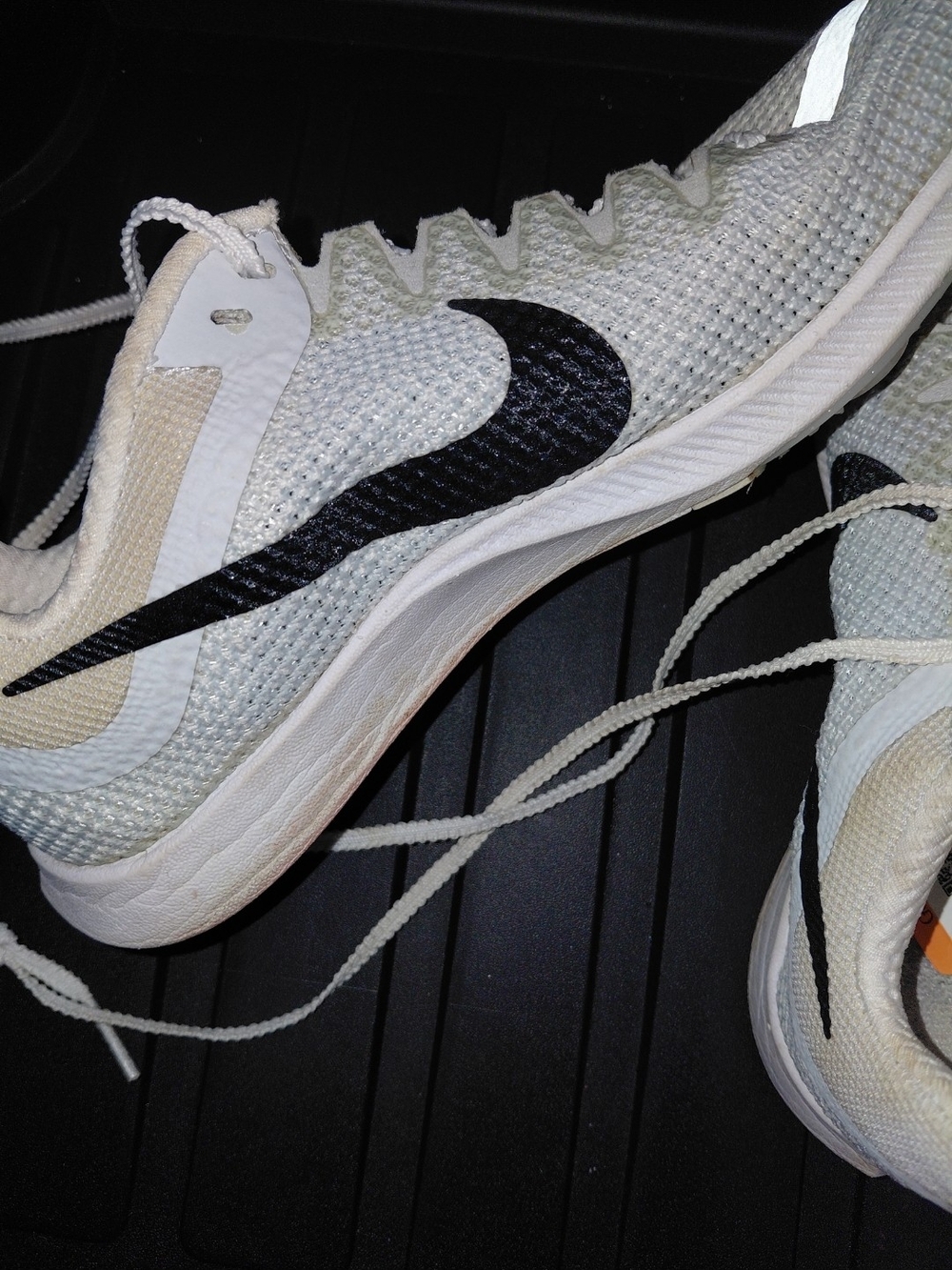 Nike Men’s Light Gray and Black Athletic Running Shoes